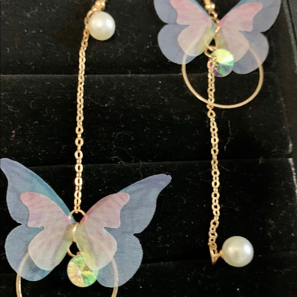 Butterfly earrings - Picture 2 of 2